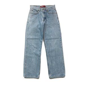 Vintage Levi's 550 Relaxed Fit Denim Blue Jeans 27x29 Womens